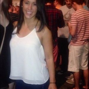 “Backless” or low back spaghetti strap tank top!